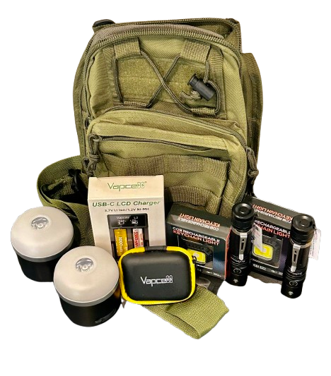 Emergency Lighting Kits + Bug Out Bags