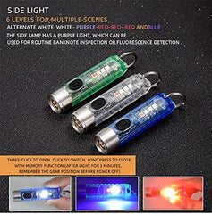 S11 Multi-Function Keychain Flashlight (3 Pack Bundle)