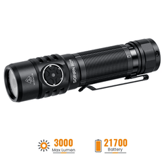 Sofirn SC29 EDC Flashlight 3000 Lumens with Vapcell K40 FT Battery