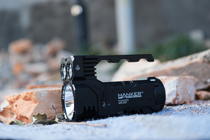 Manker Ranger MK39 II Combo Spotlight & Floodlight 20,000+ Lumens CW