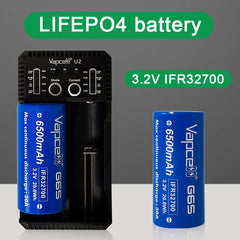 Vapcell 3.2V IFR32700 G65 6500mah 30A Rechargeable Flat Top Battery