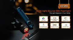 Acebeam EC20 Multi-Light Source EDC Flashlight 2500+ Lumens