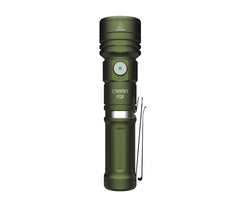 Cyansky P12R Multifunctional Rechargeable EDC Flashlight (Black & Green)