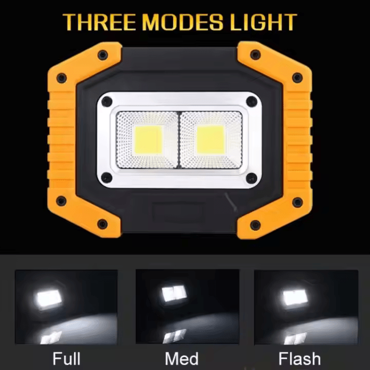 Helius Emergency Portable Square COB LED Work Light 800+Lumens