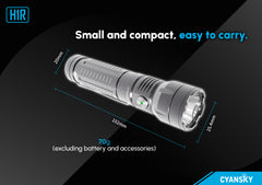 Cyansky H1R EDC Flashlight 700 Lumens (Titanium)