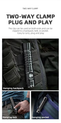 Warsun A23 Multifunctional Flashlight 1000+ Lumens