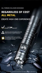 Warsun A23 Multifunctional Flashlight 1000+ Lumens