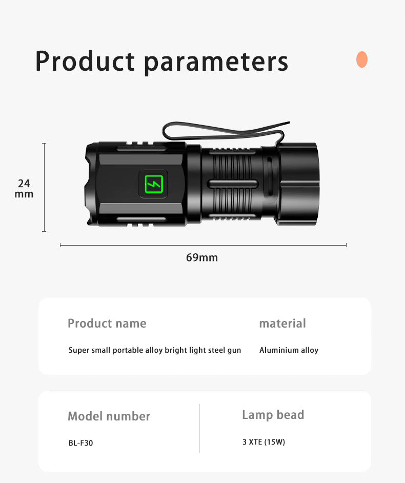 Helius F30 Compact LED Flashlight