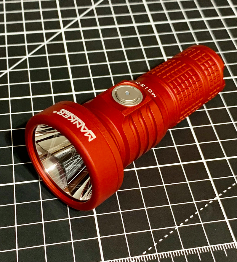 Manker MC13 II 90.2 LED 4000 Lumens with Battery (Red)