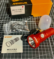 Manker MC13 II 90.2 LED 4000 Lumens with Battery (Red)