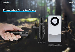 Cyansky P20R Portable Outdoor Flashlight 1900 Lumens