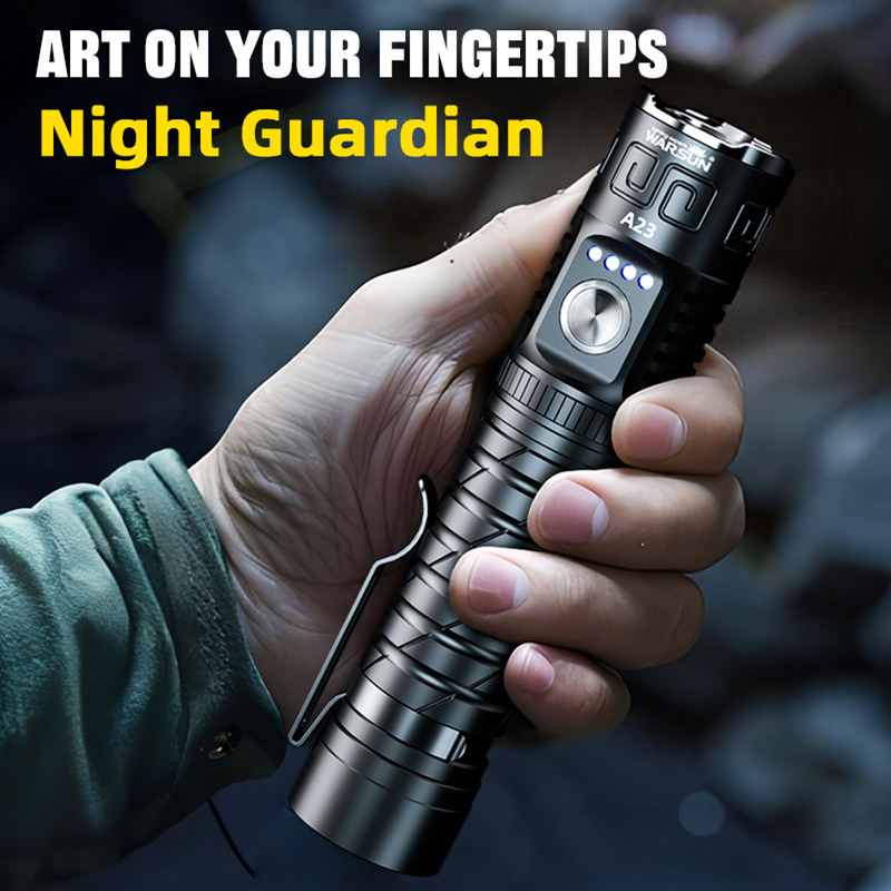 Warsun A23 Multifunctional Flashlight 1000+ Lumens