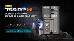 Acebeam Terminator M1 Dual Head LEP/LED Flashlight (Limited Edition) MAO