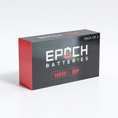 Epoch 30P 18650 3000mAh 15A Battery (Flat Top) 2x Batteries